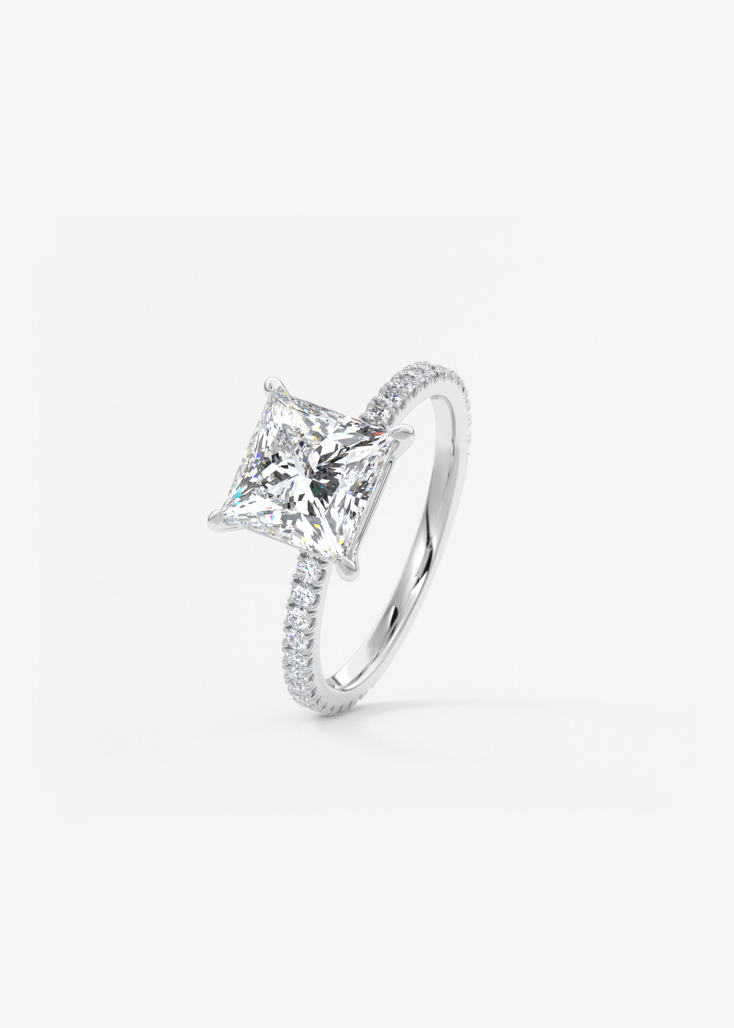 Harper Pavé  engagement hover view