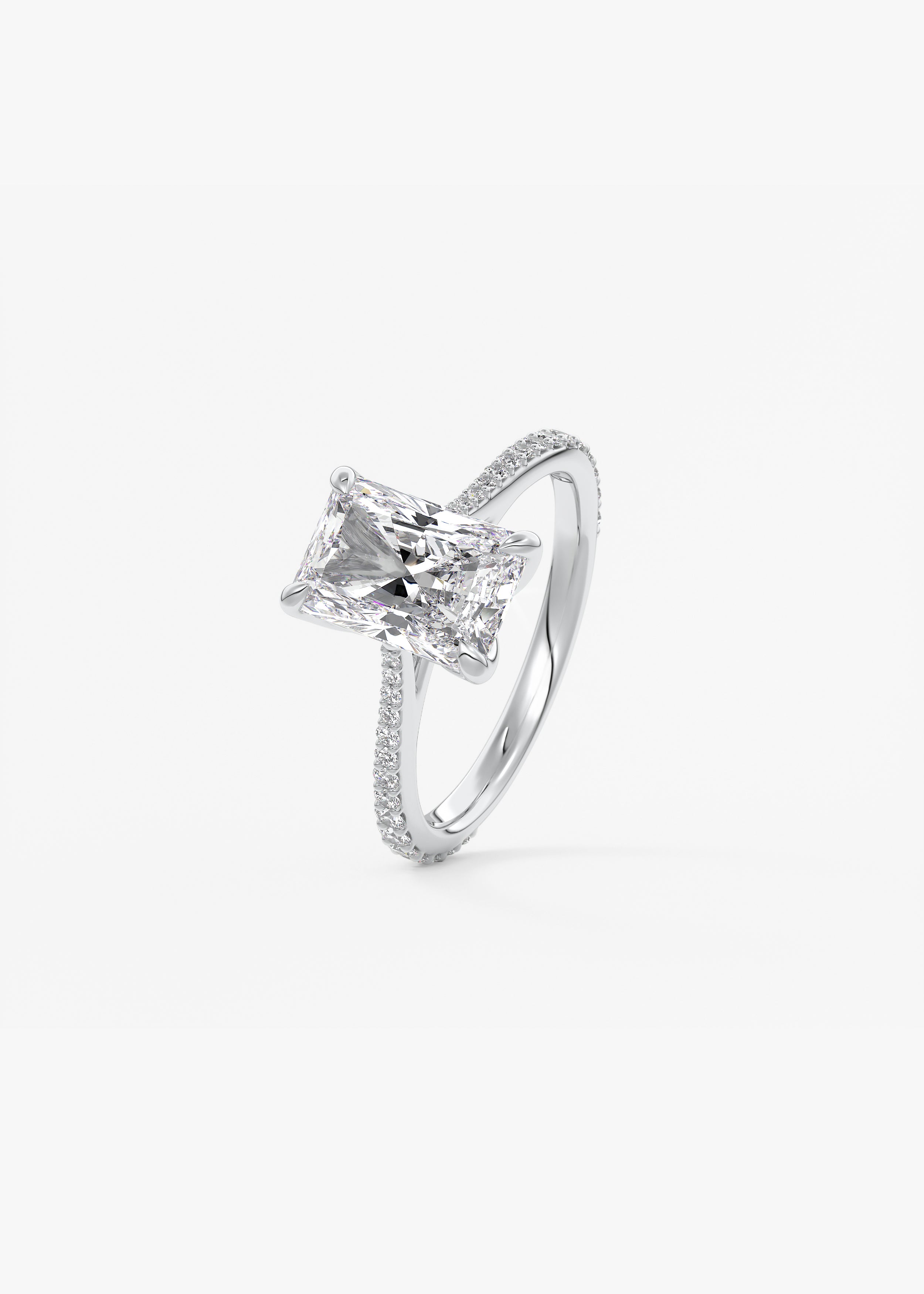 Cathedral Royale Pavé  engagement hover view