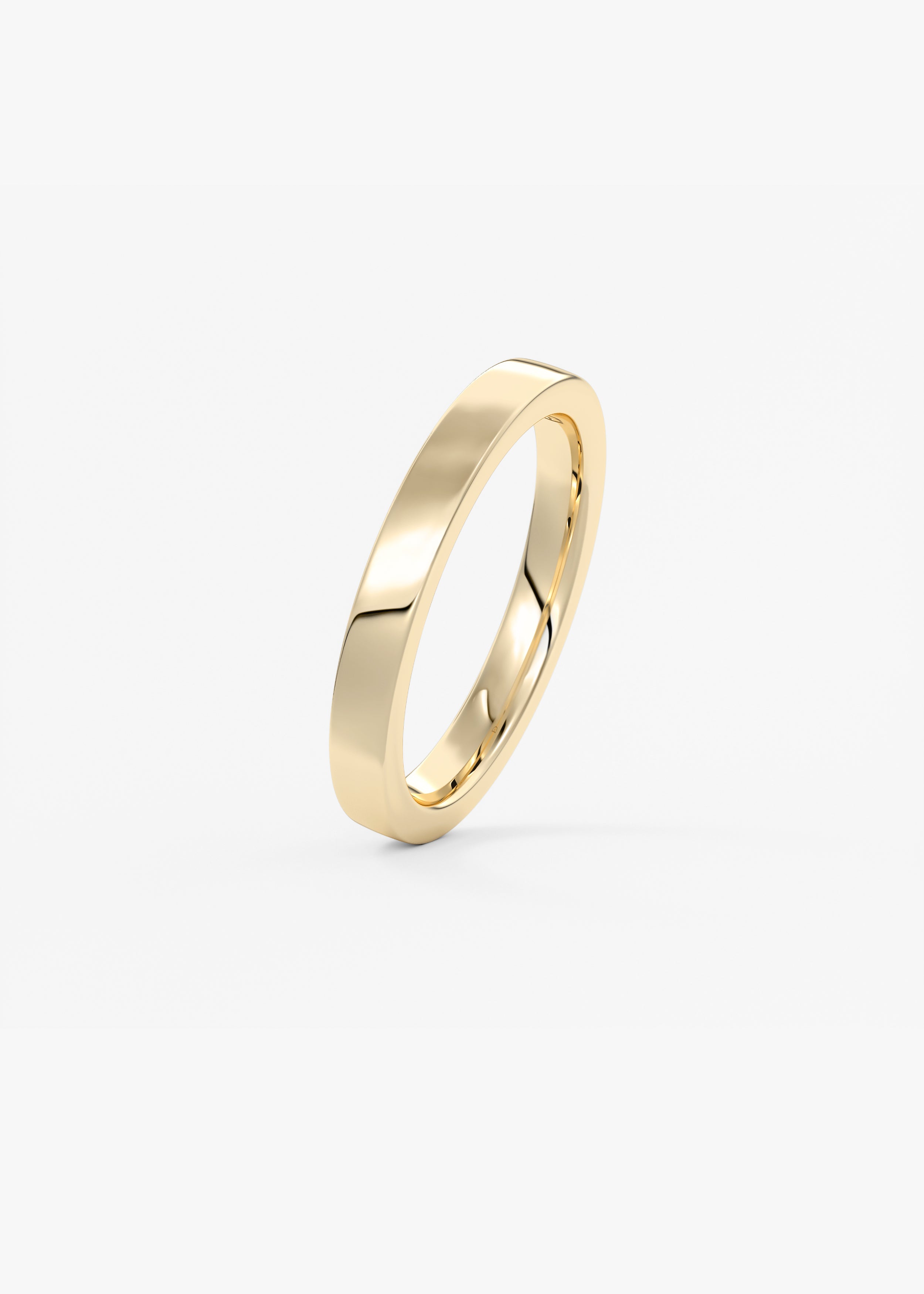 The Square Band 2.5mm wedding hover view
