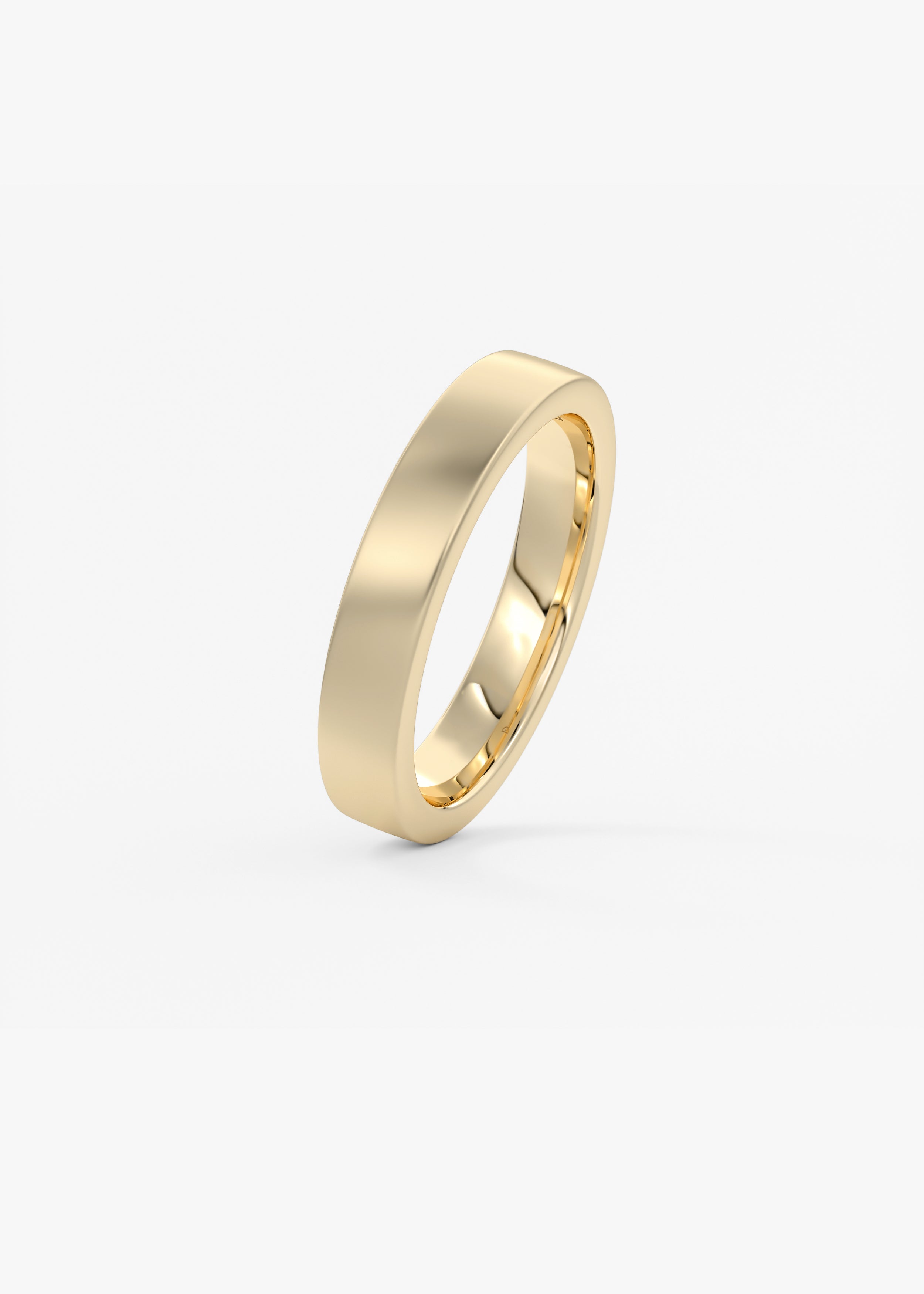 The Square Matte Band 3.5mm wedding hover view