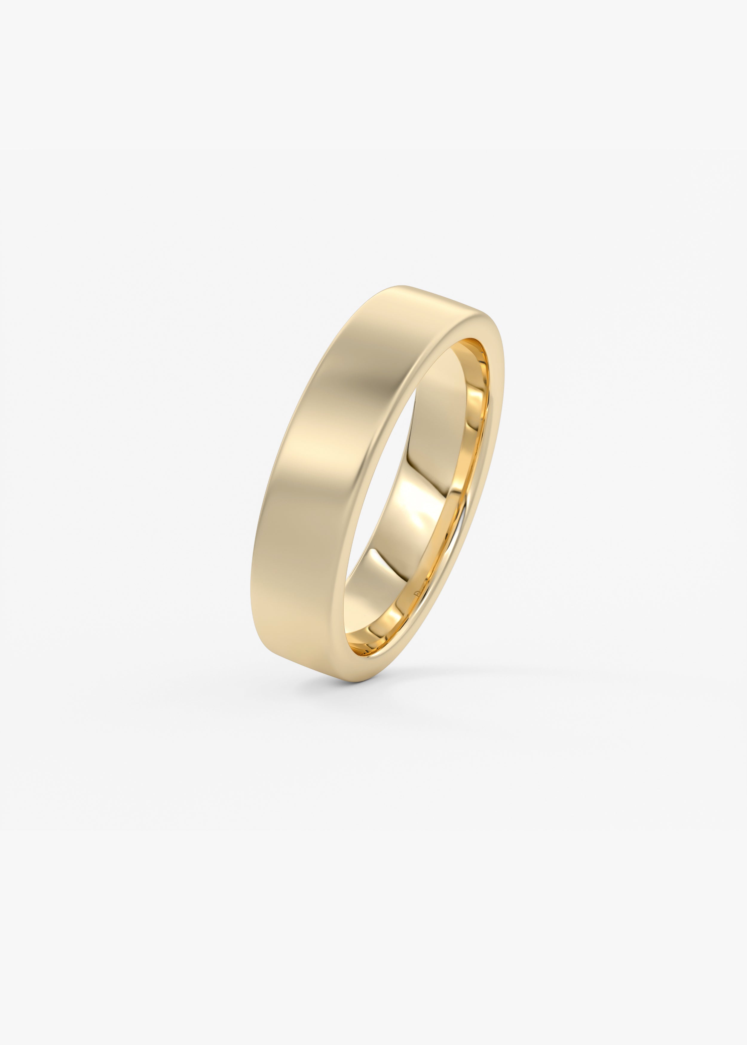 The Flat Matte Band 4.5mm wedding hover view