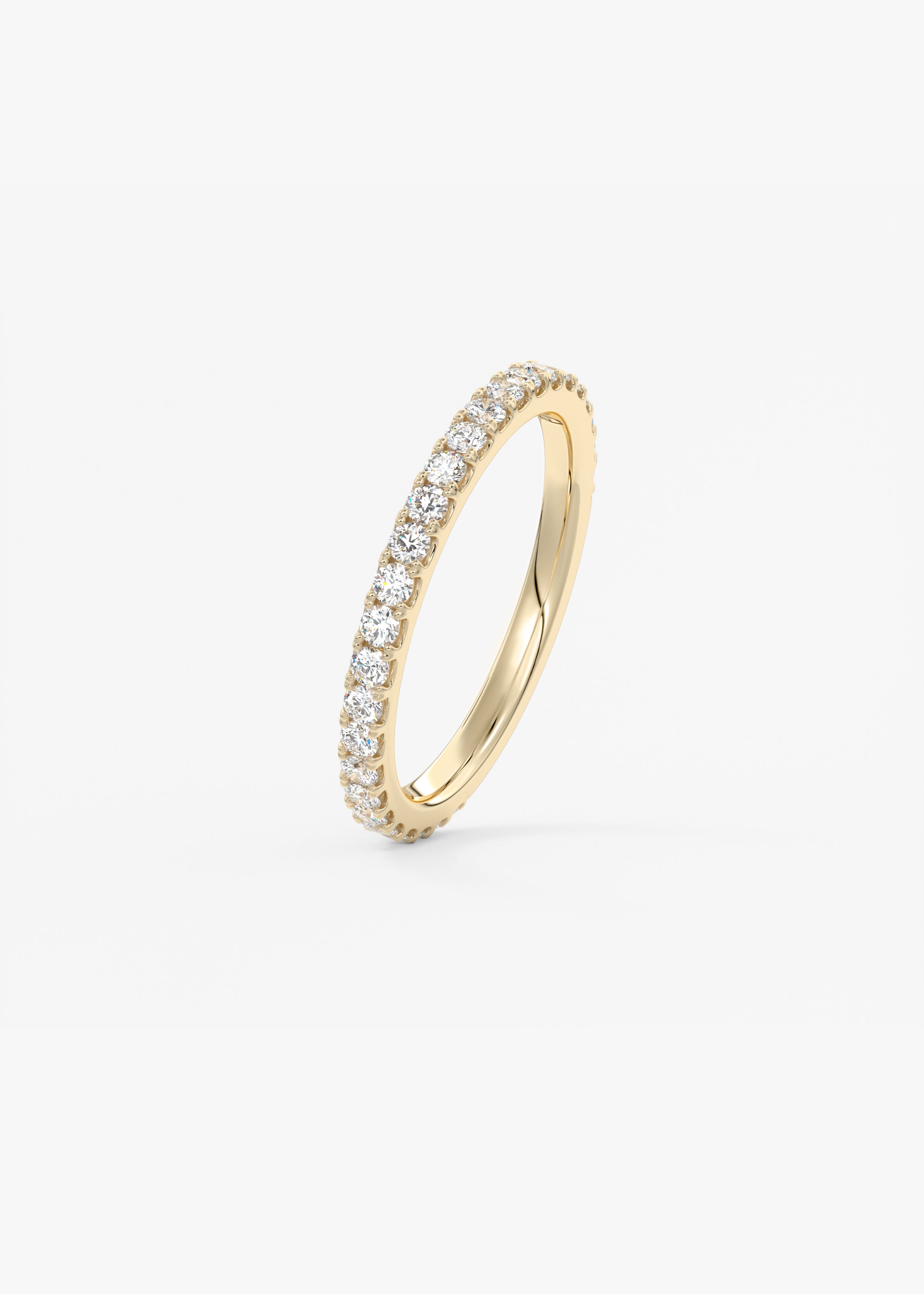 The Skinny French 3/4 Eternity 1.8mm wedding hover view