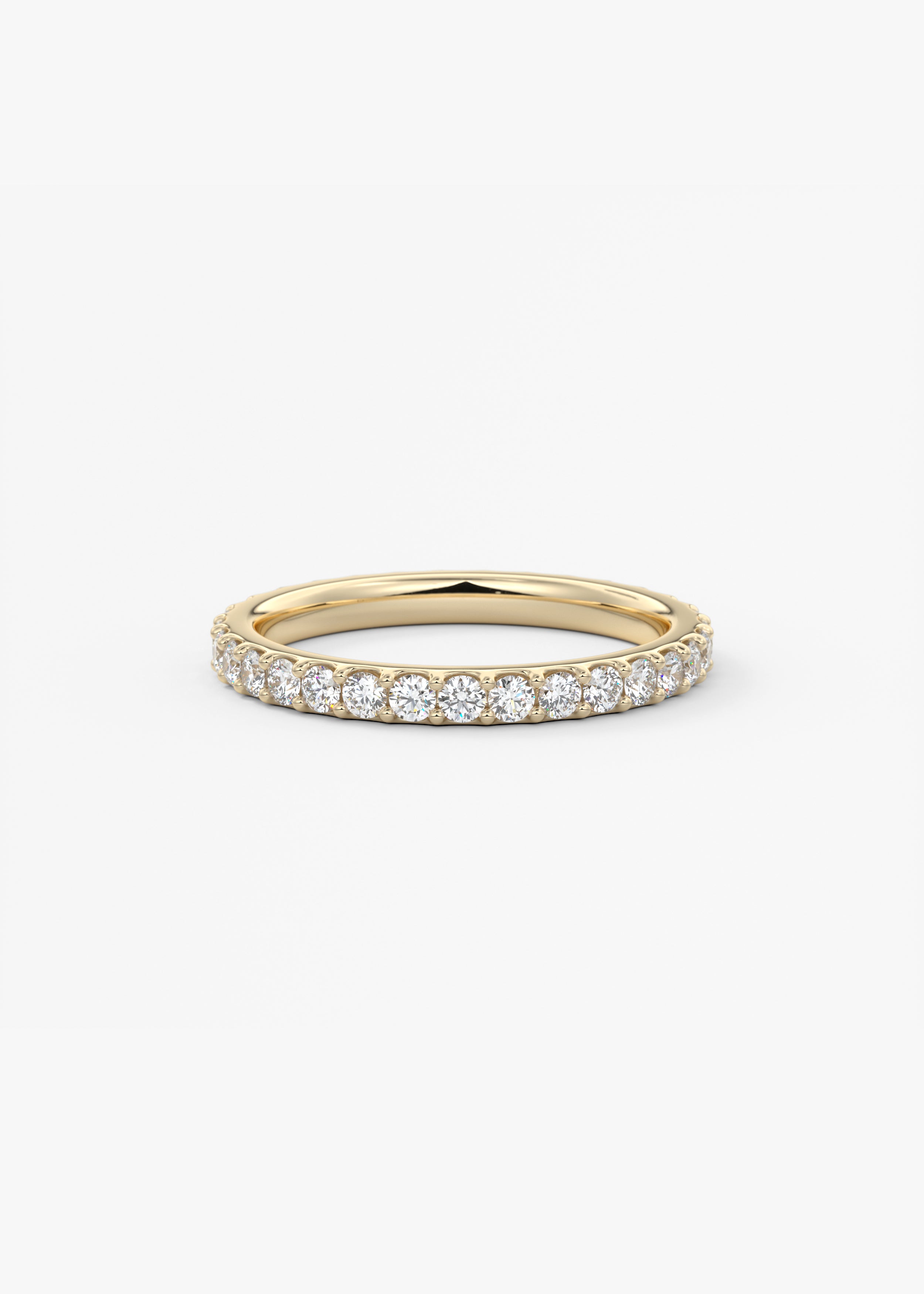 The Classic Eternity 2mm wedding view 1