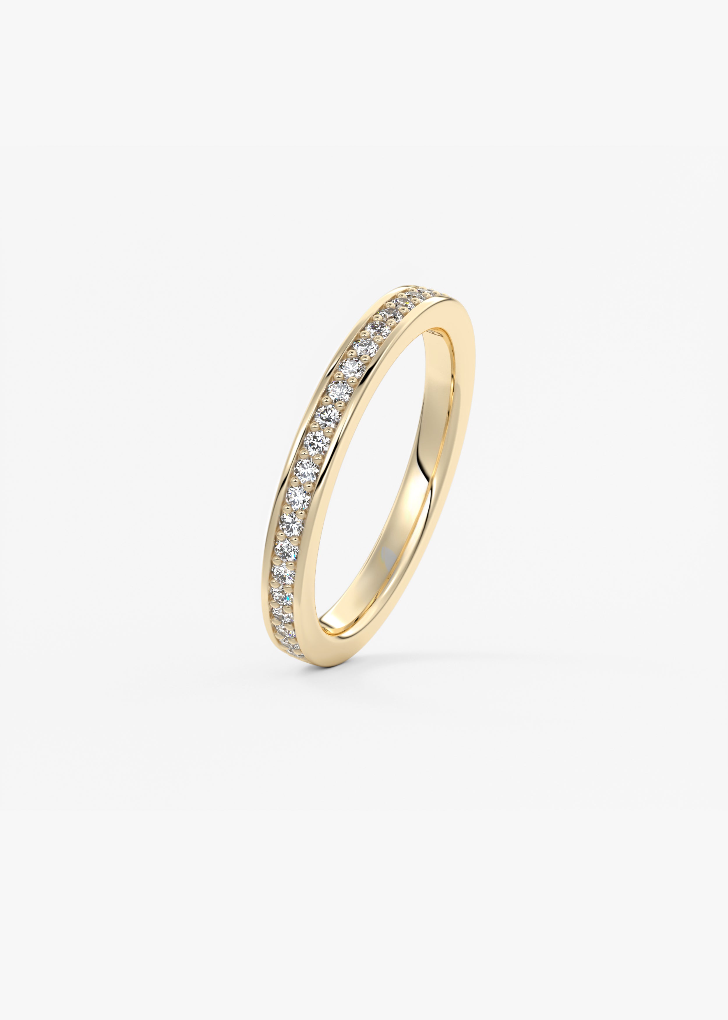 The Heirloom Half Eternity 2mm wedding hover view