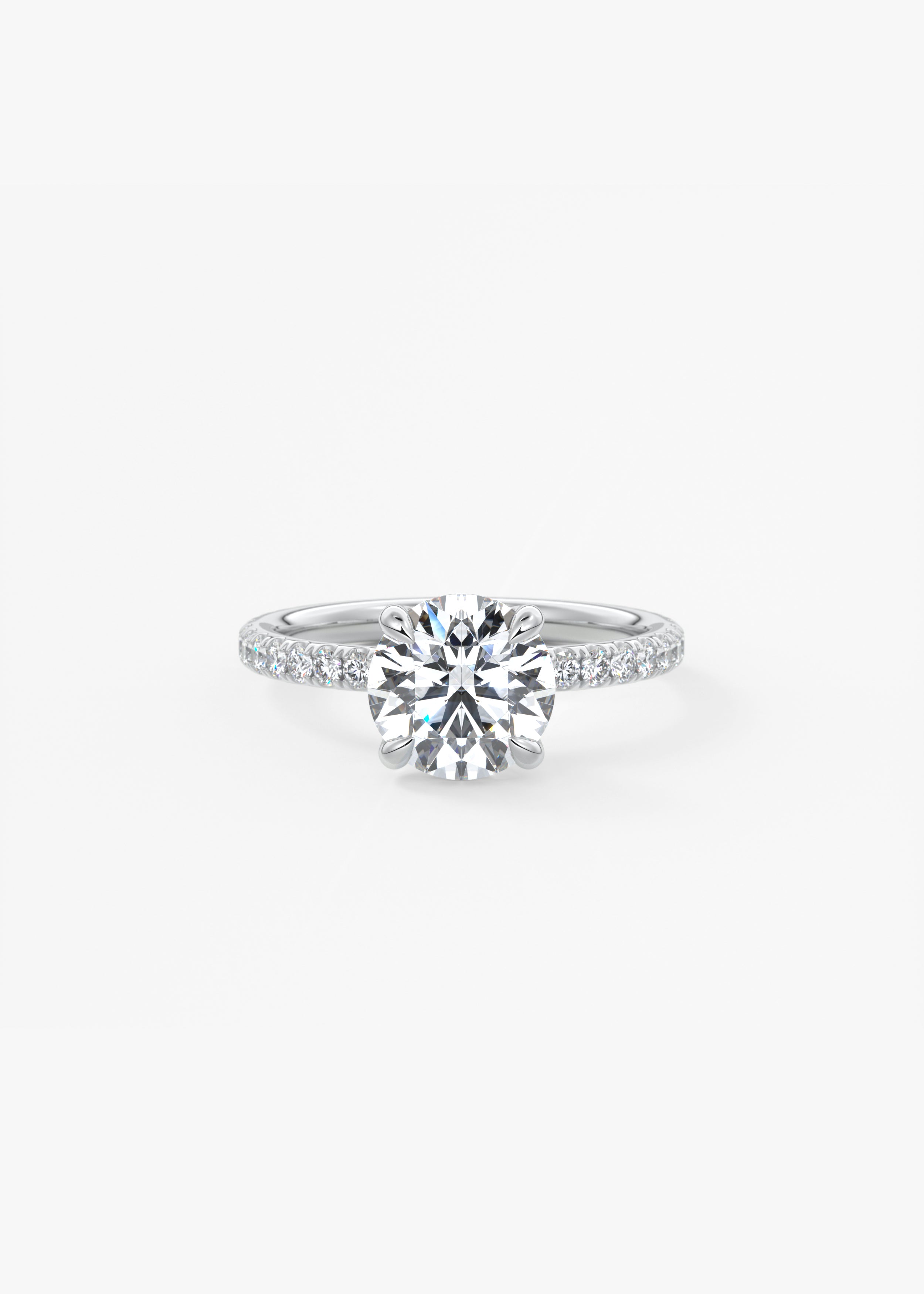 Royale Classic Pavé engagement view 1