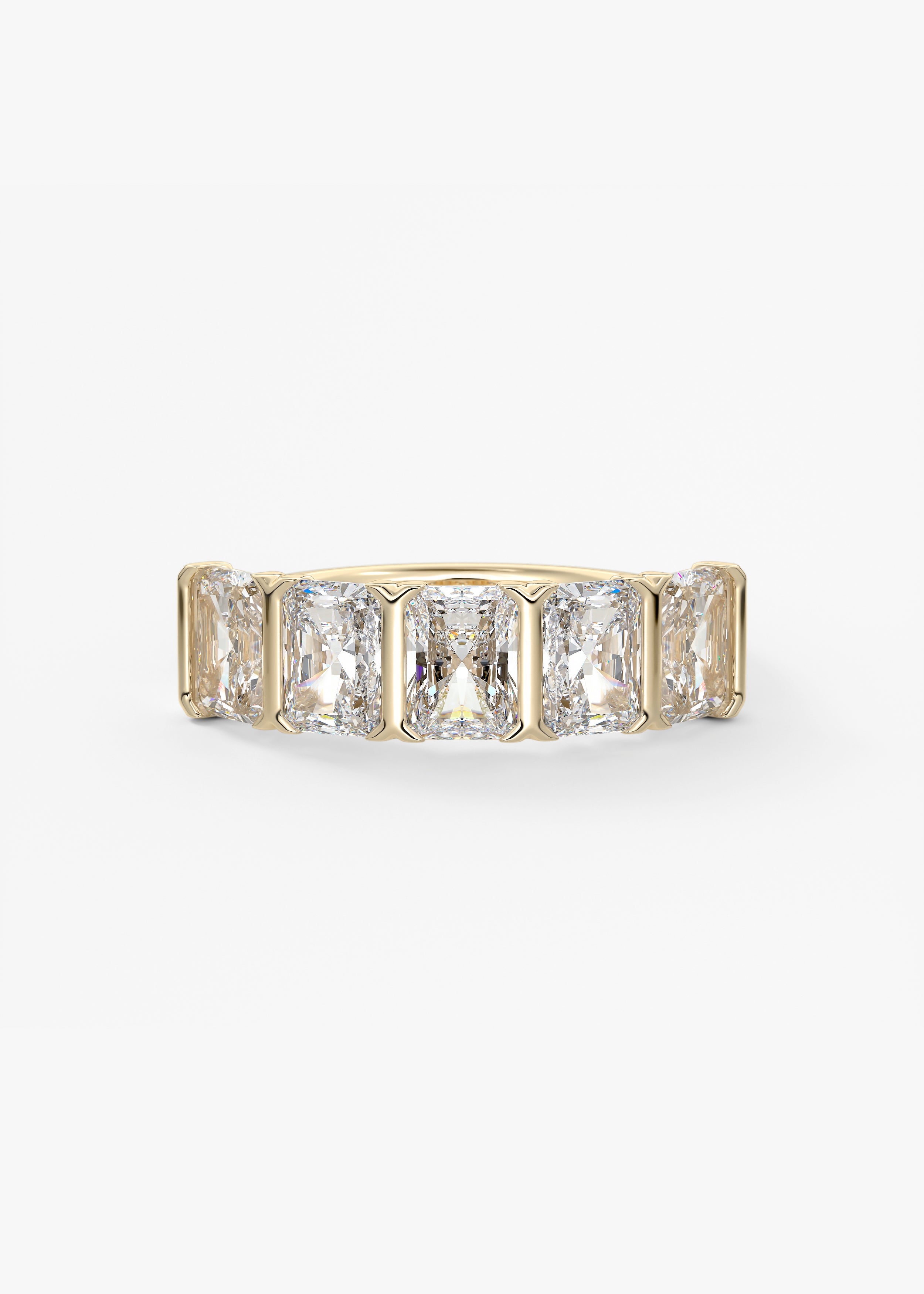 The Radiant Five Stone wedding view 1