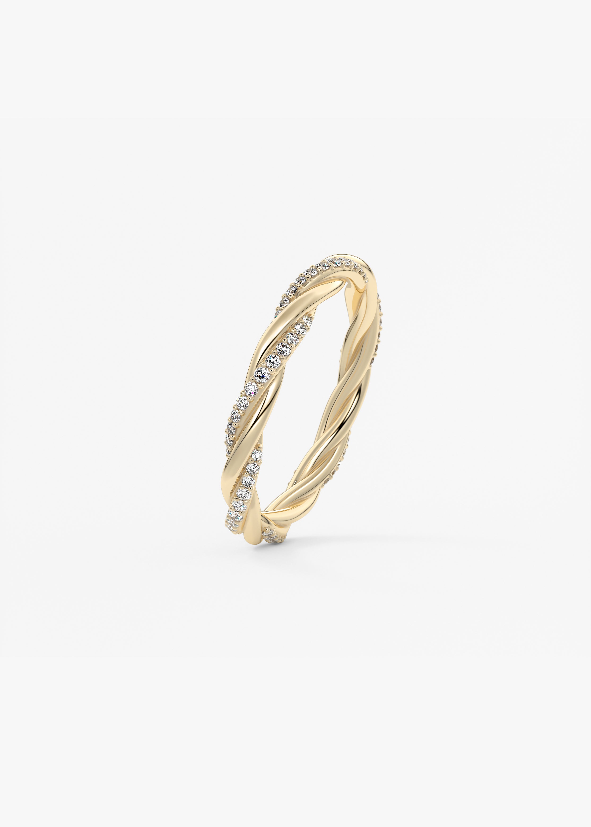 The Twist Pavé wedding view 2