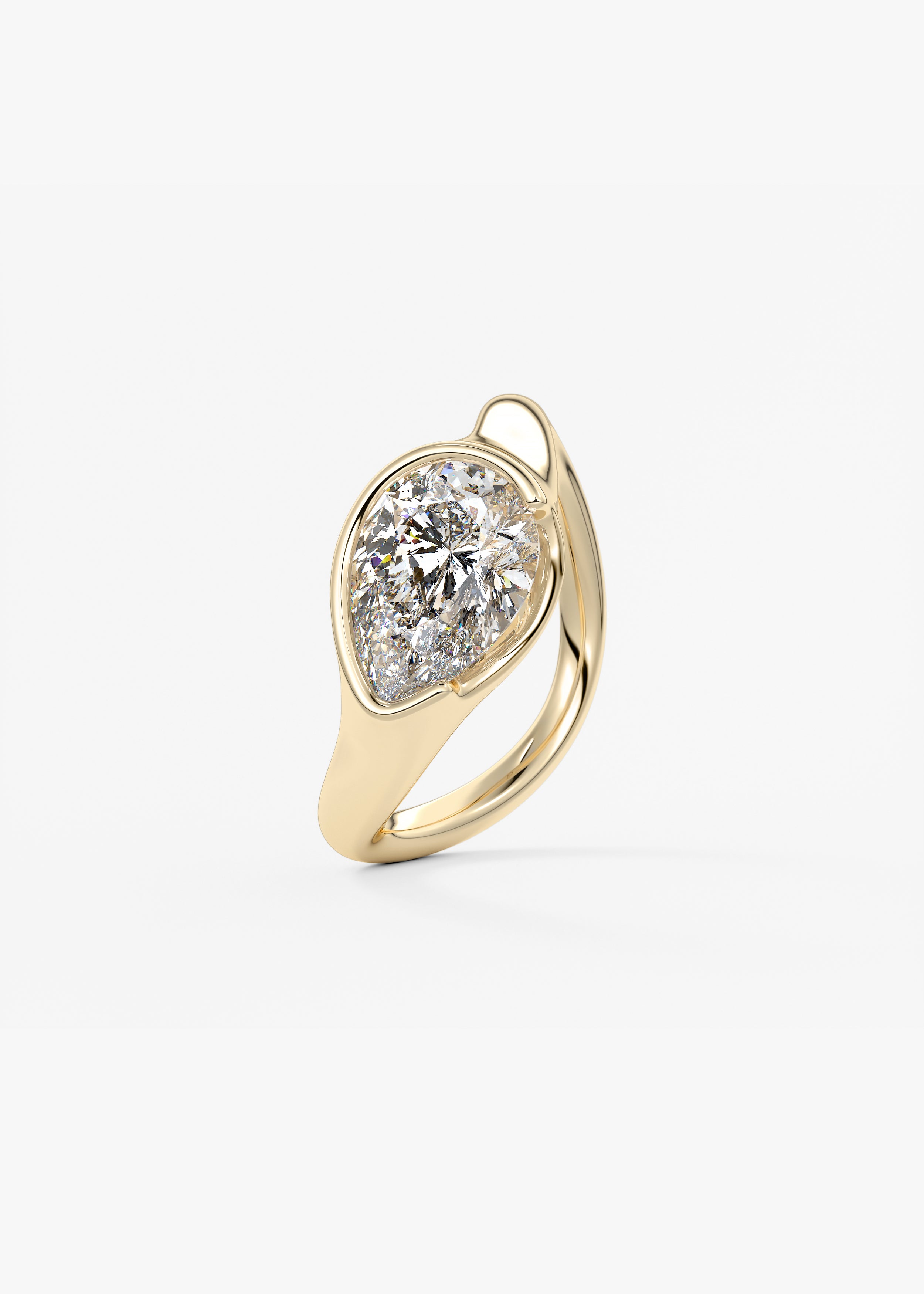 The Ray  engagement hover view