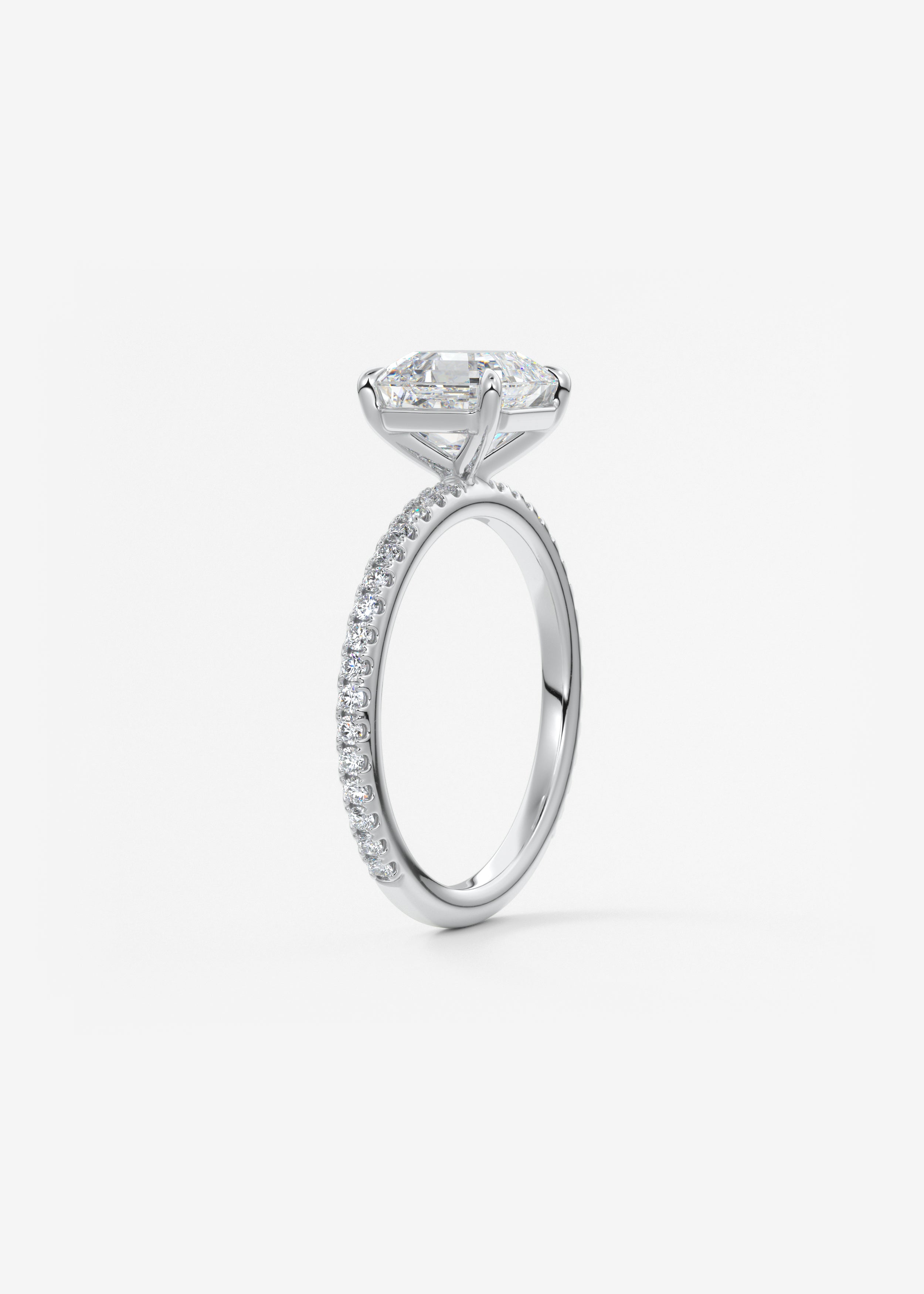 Harper Pavé  engagement hover view