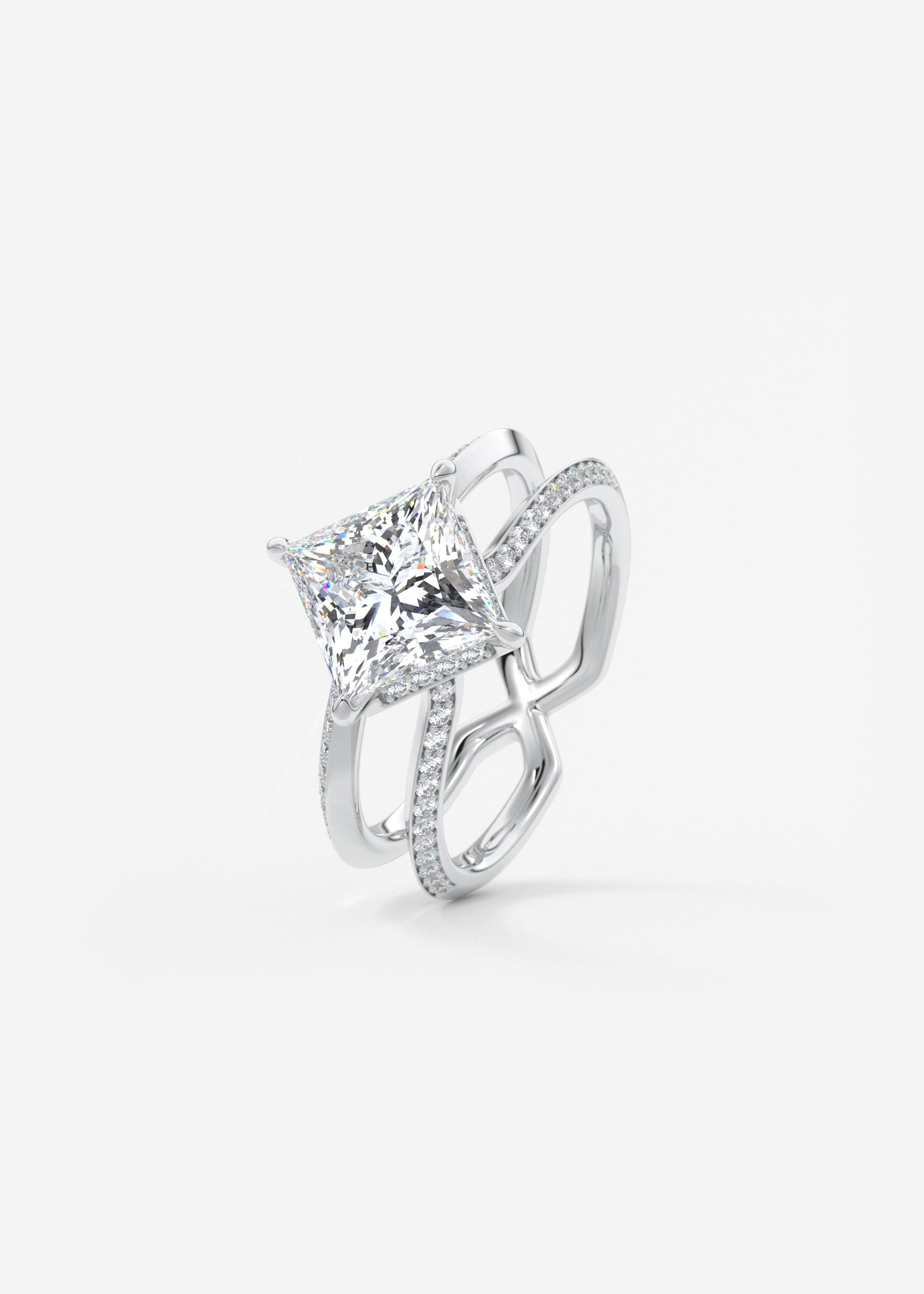 The Link Pavé engagement view 2