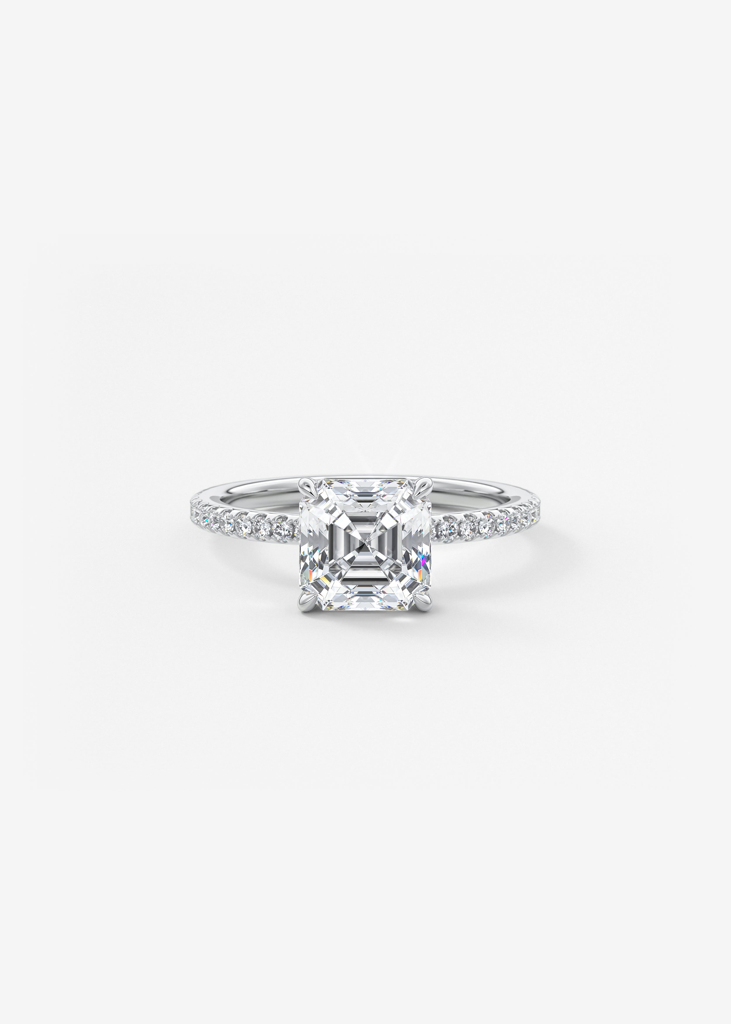 Harper Pavé engagement view 1